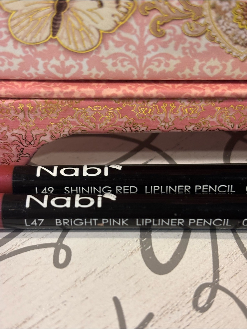 Nabi Lip Liner Trio — Hot Pink, Bright Pink, Shining Red - Picture 4 of 6